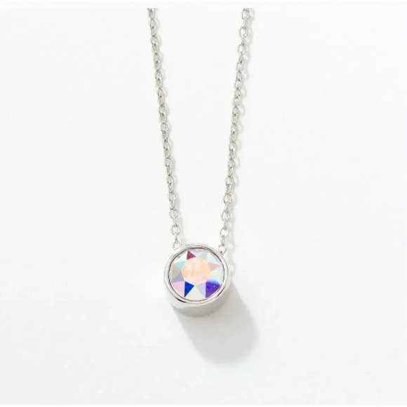 Touchstone Crystal by Swarovski Aurore Boreale Ice Necklace NEW - Picture 1 of 1